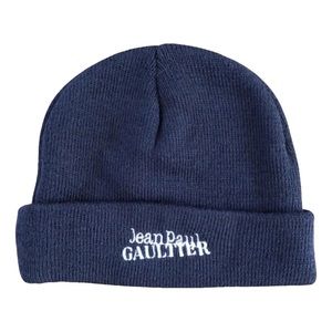 John Paul Gaultier Beanie Hat in Navy